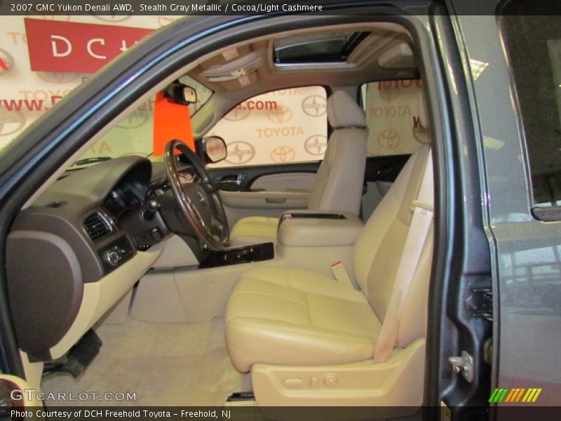 Stealth Gray Metallic / Cocoa/Light Cashmere 2007 GMC Yukon Denali AWD