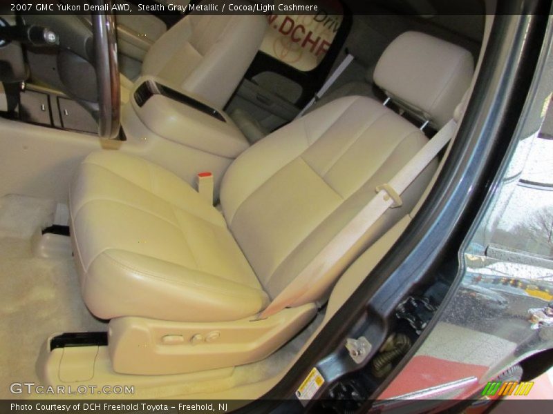 Stealth Gray Metallic / Cocoa/Light Cashmere 2007 GMC Yukon Denali AWD