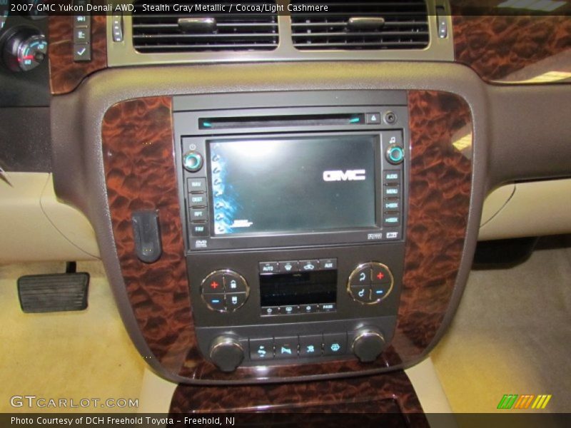 Stealth Gray Metallic / Cocoa/Light Cashmere 2007 GMC Yukon Denali AWD