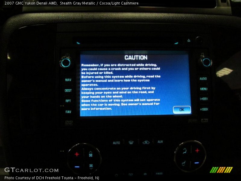 Stealth Gray Metallic / Cocoa/Light Cashmere 2007 GMC Yukon Denali AWD
