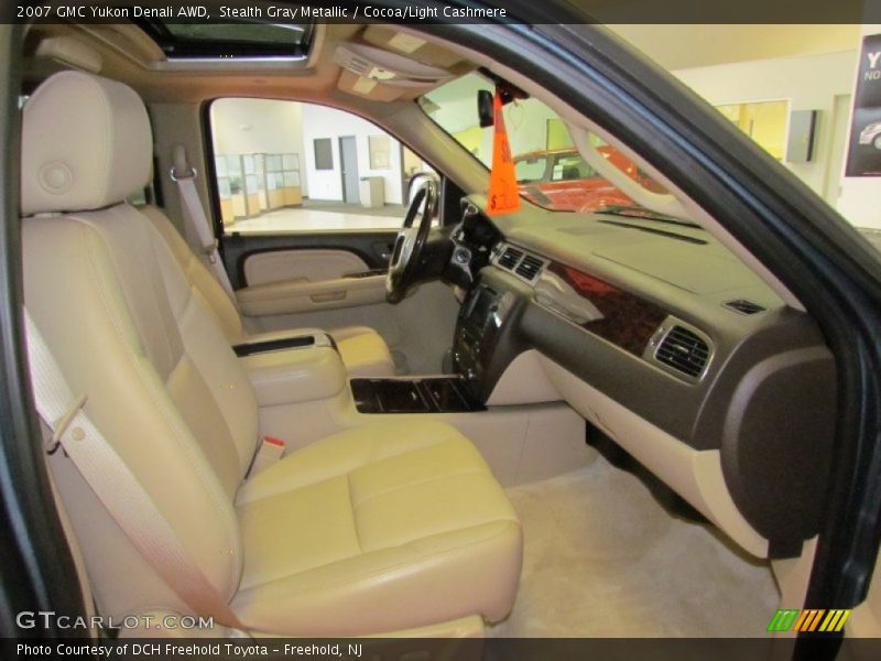 Stealth Gray Metallic / Cocoa/Light Cashmere 2007 GMC Yukon Denali AWD