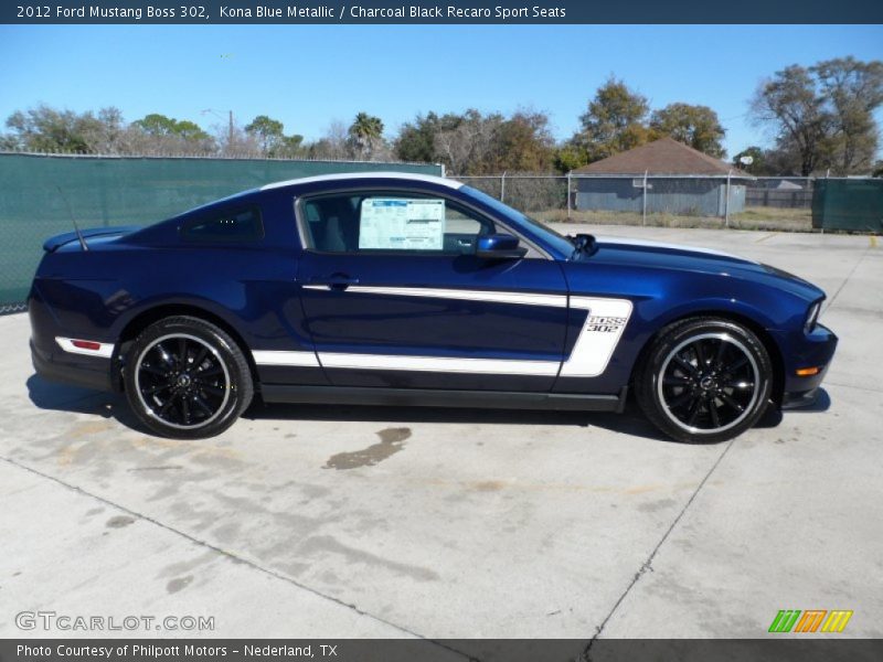  2012 Mustang Boss 302 Kona Blue Metallic