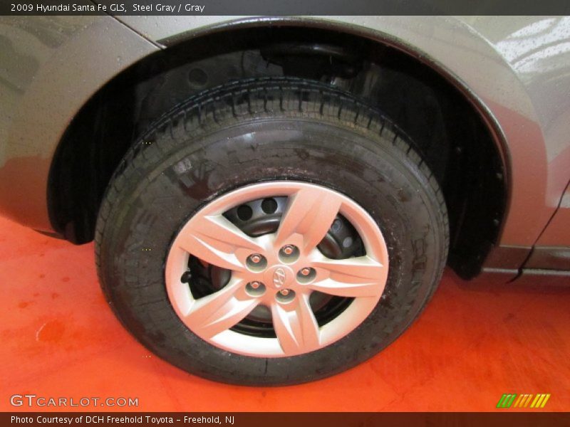Steel Gray / Gray 2009 Hyundai Santa Fe GLS