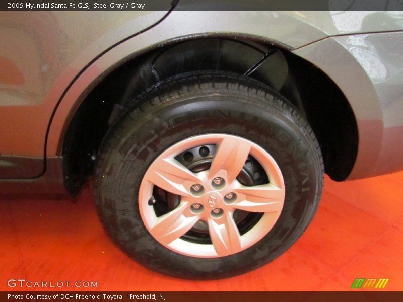 Steel Gray / Gray 2009 Hyundai Santa Fe GLS