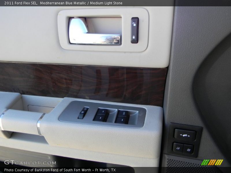 Mediterranean Blue Metallic / Medium Light Stone 2011 Ford Flex SEL