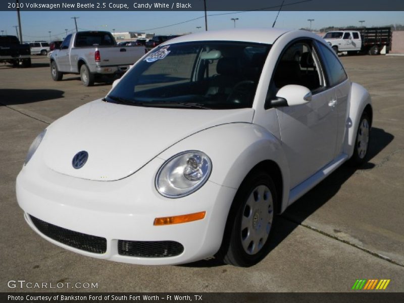 Candy White / Black 2010 Volkswagen New Beetle 2.5 Coupe