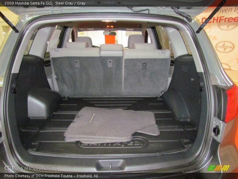 Steel Gray / Gray 2009 Hyundai Santa Fe GLS