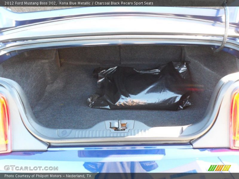  2012 Mustang Boss 302 Trunk