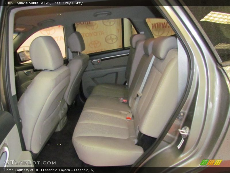Steel Gray / Gray 2009 Hyundai Santa Fe GLS