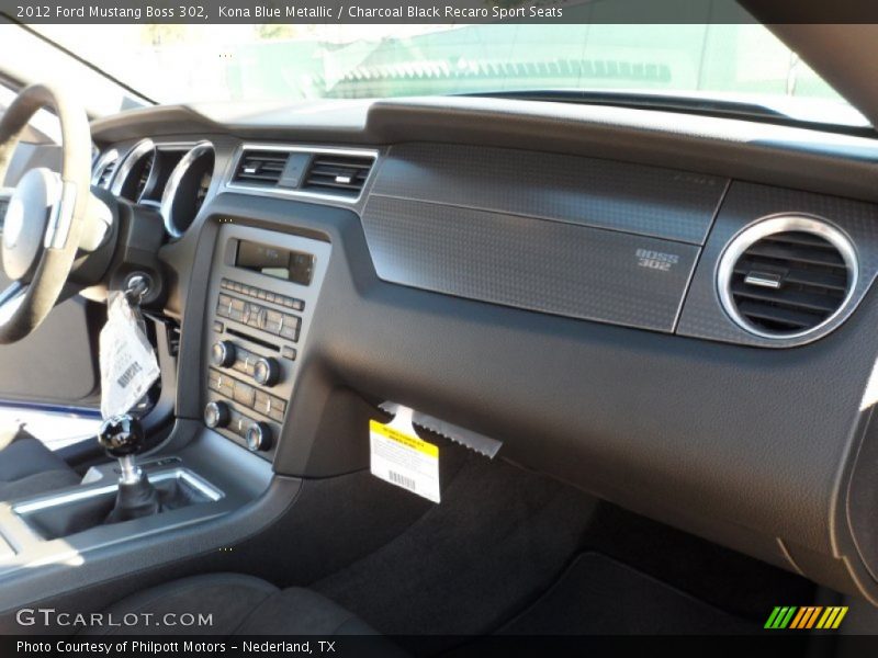 Dashboard of 2012 Mustang Boss 302