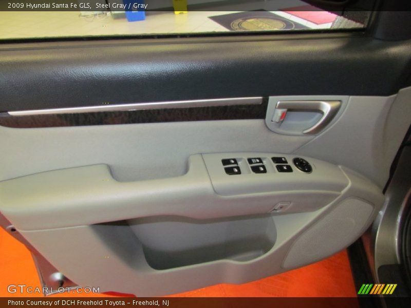 Steel Gray / Gray 2009 Hyundai Santa Fe GLS