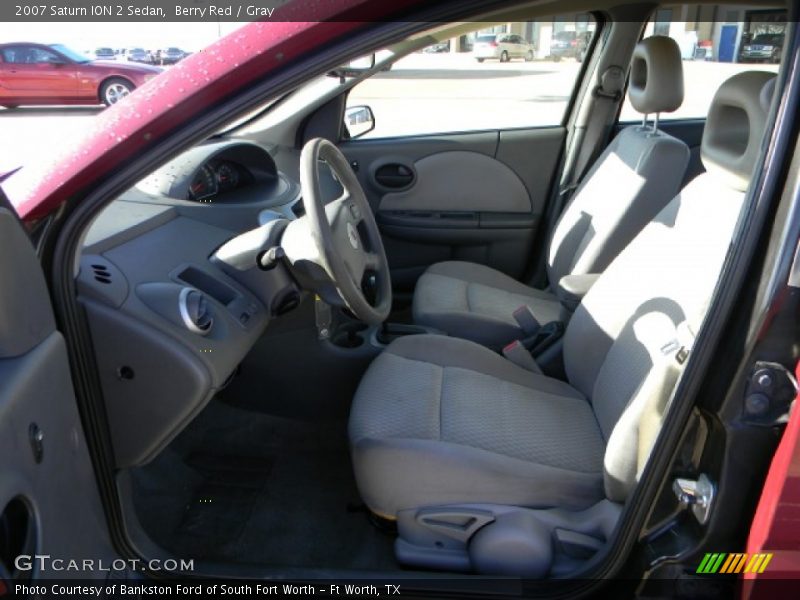 Berry Red / Gray 2007 Saturn ION 2 Sedan