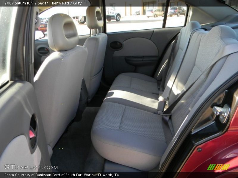 Berry Red / Gray 2007 Saturn ION 2 Sedan