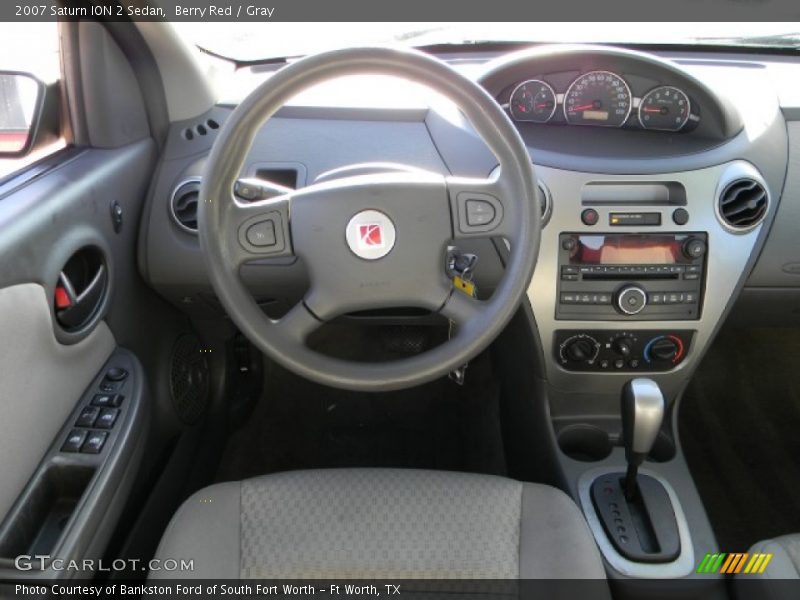 Berry Red / Gray 2007 Saturn ION 2 Sedan