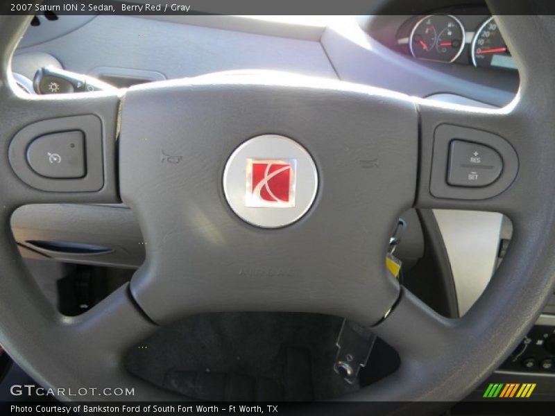 Berry Red / Gray 2007 Saturn ION 2 Sedan