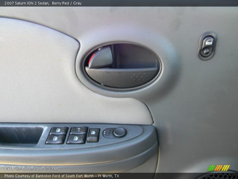 Berry Red / Gray 2007 Saturn ION 2 Sedan