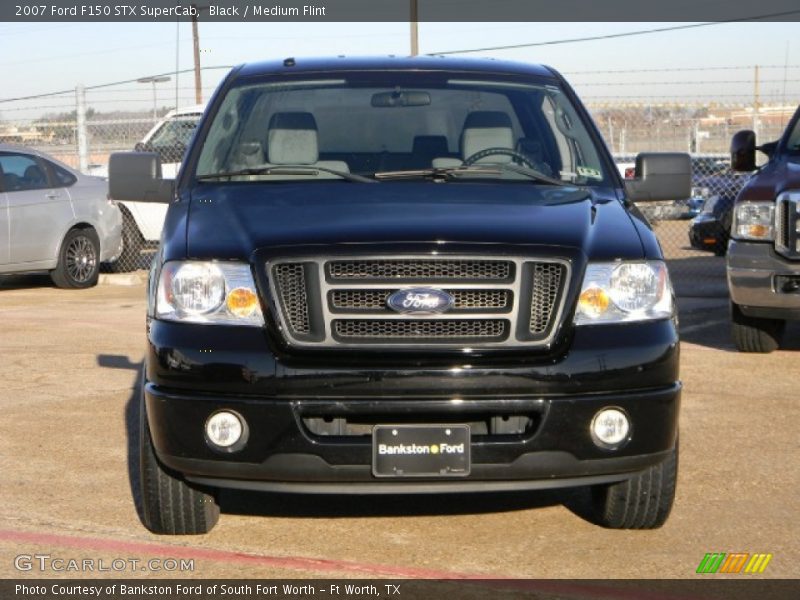 Black / Medium Flint 2007 Ford F150 STX SuperCab