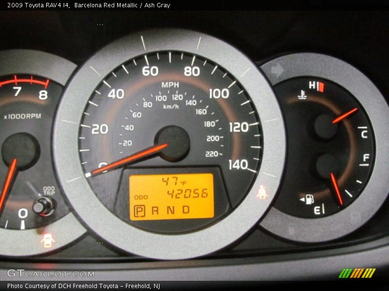 Barcelona Red Metallic / Ash Gray 2009 Toyota RAV4 I4