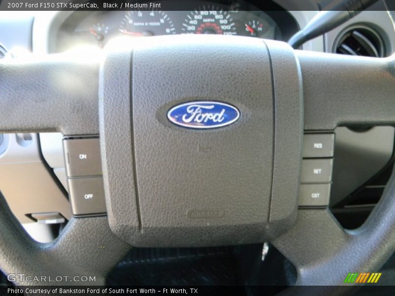 Black / Medium Flint 2007 Ford F150 STX SuperCab