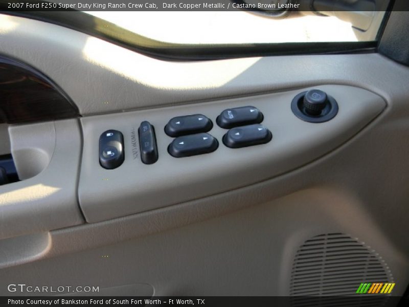 Dark Copper Metallic / Castano Brown Leather 2007 Ford F250 Super Duty King Ranch Crew Cab