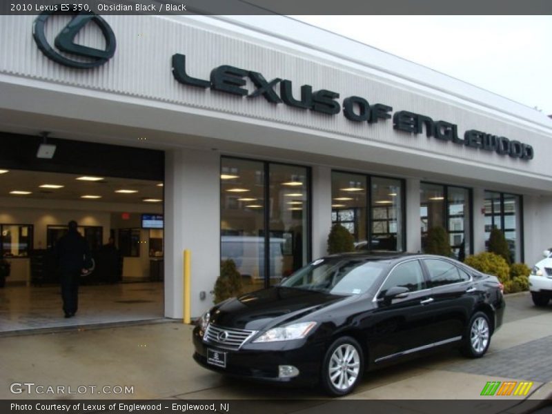 Obsidian Black / Black 2010 Lexus ES 350