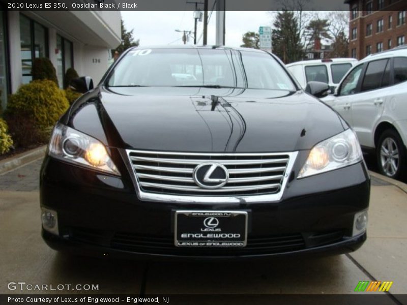 Obsidian Black / Black 2010 Lexus ES 350