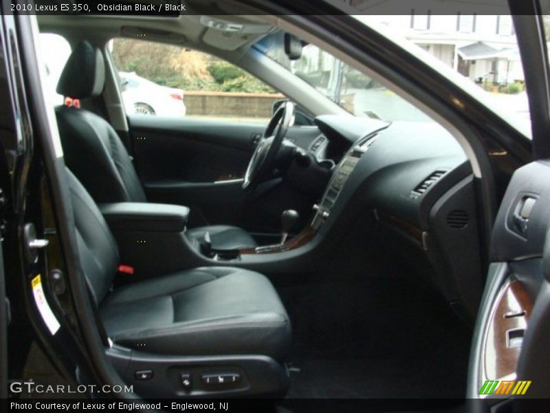 Obsidian Black / Black 2010 Lexus ES 350
