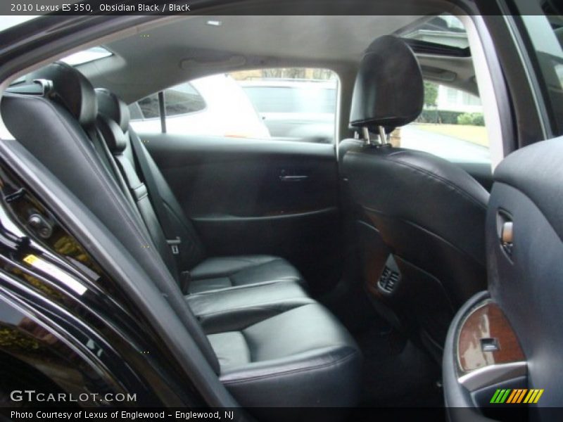 Obsidian Black / Black 2010 Lexus ES 350