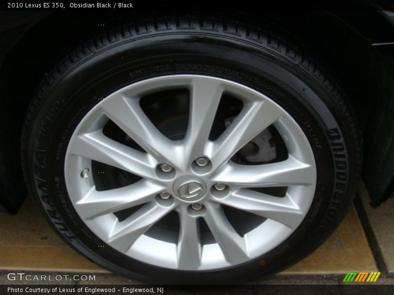 Obsidian Black / Black 2010 Lexus ES 350