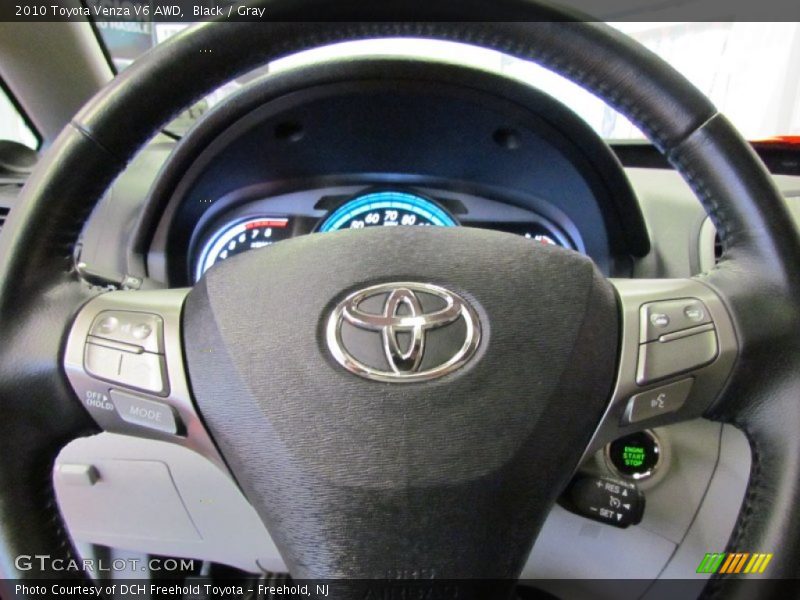 Black / Gray 2010 Toyota Venza V6 AWD