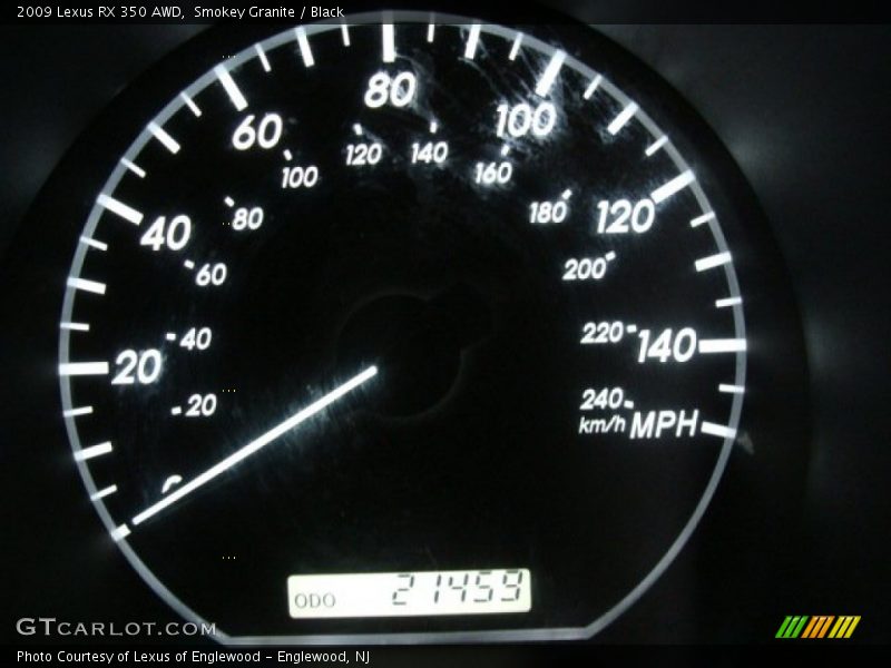 Smokey Granite / Black 2009 Lexus RX 350 AWD