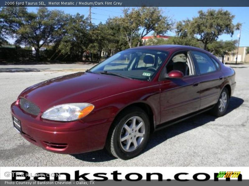 Merlot Metallic / Medium/Dark Flint Grey 2006 Ford Taurus SEL