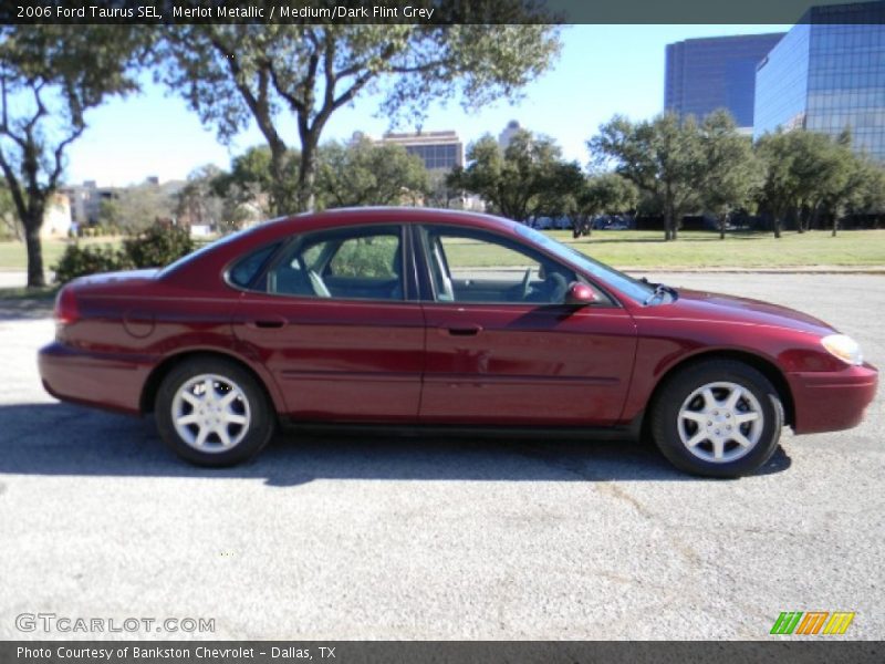 Merlot Metallic / Medium/Dark Flint Grey 2006 Ford Taurus SEL