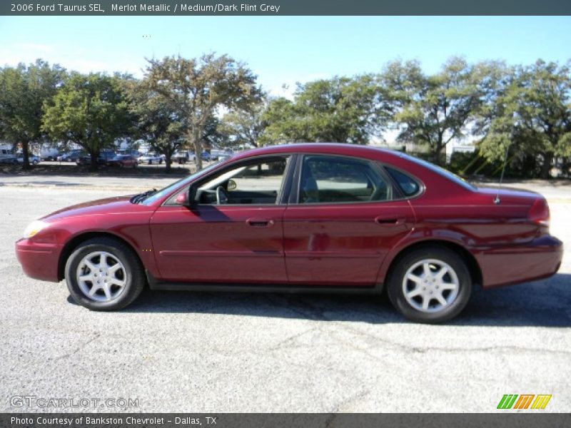 Merlot Metallic / Medium/Dark Flint Grey 2006 Ford Taurus SEL