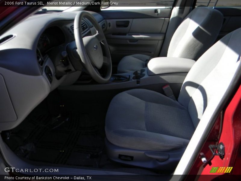Merlot Metallic / Medium/Dark Flint Grey 2006 Ford Taurus SEL