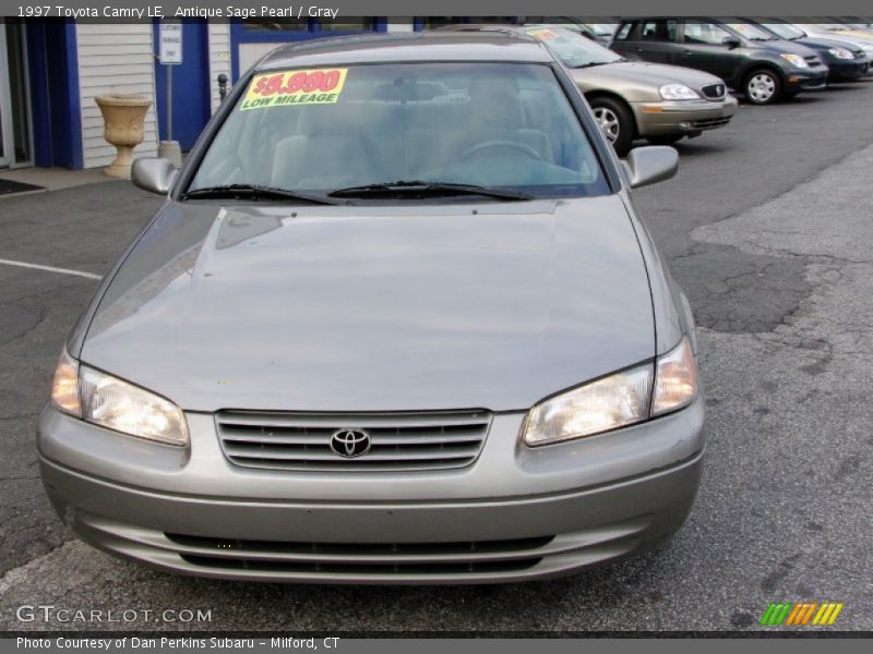 Antique Sage Pearl / Gray 1997 Toyota Camry LE