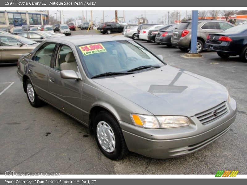 Antique Sage Pearl / Gray 1997 Toyota Camry LE