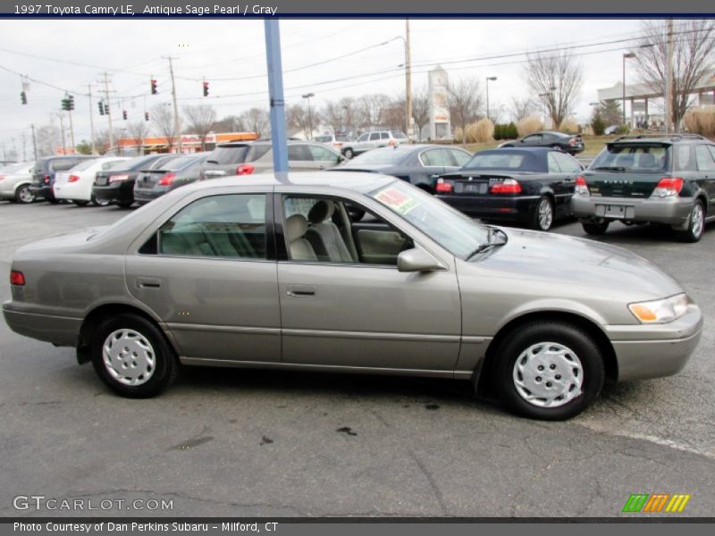 Antique Sage Pearl / Gray 1997 Toyota Camry LE