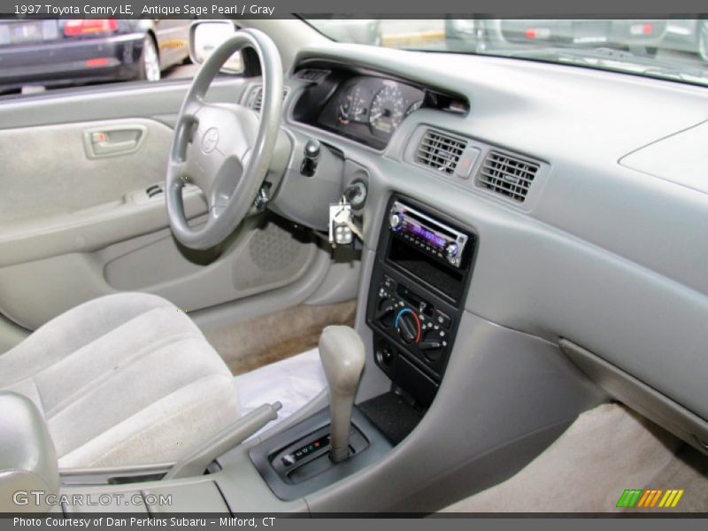 Antique Sage Pearl / Gray 1997 Toyota Camry LE