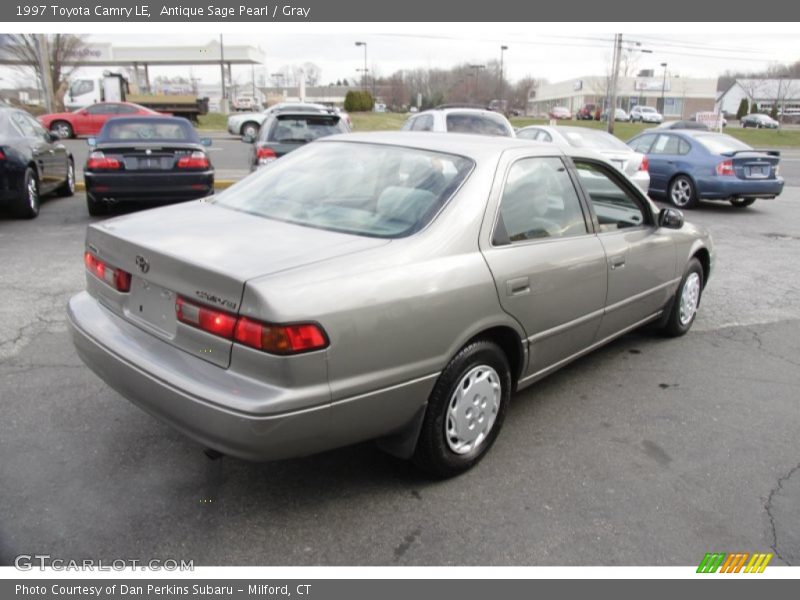 Antique Sage Pearl / Gray 1997 Toyota Camry LE