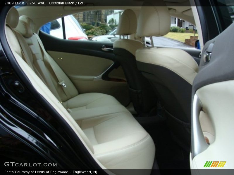 Obsidian Black / Ecru 2009 Lexus IS 250 AWD