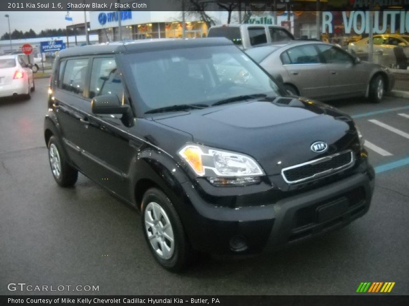 Shadow Black / Black Cloth 2011 Kia Soul 1.6