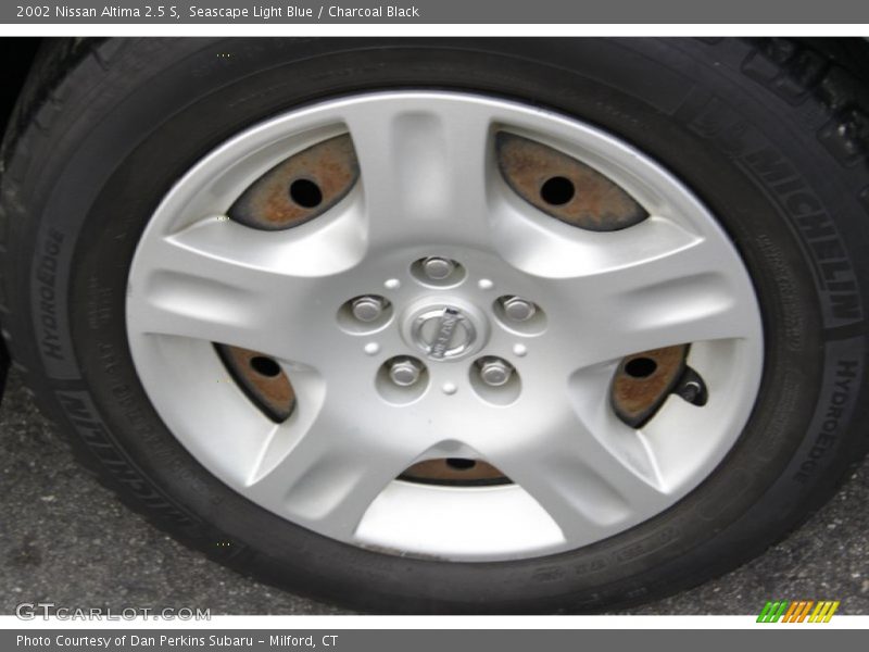 Seascape Light Blue / Charcoal Black 2002 Nissan Altima 2.5 S