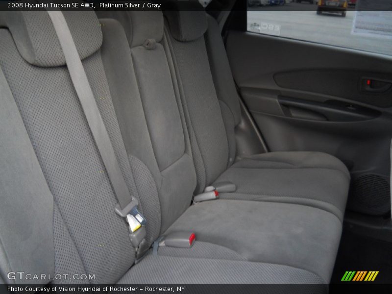 Platinum Silver / Gray 2008 Hyundai Tucson SE 4WD