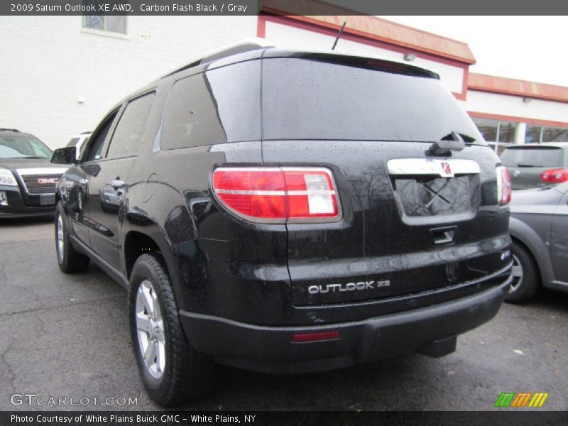 Carbon Flash Black / Gray 2009 Saturn Outlook XE AWD
