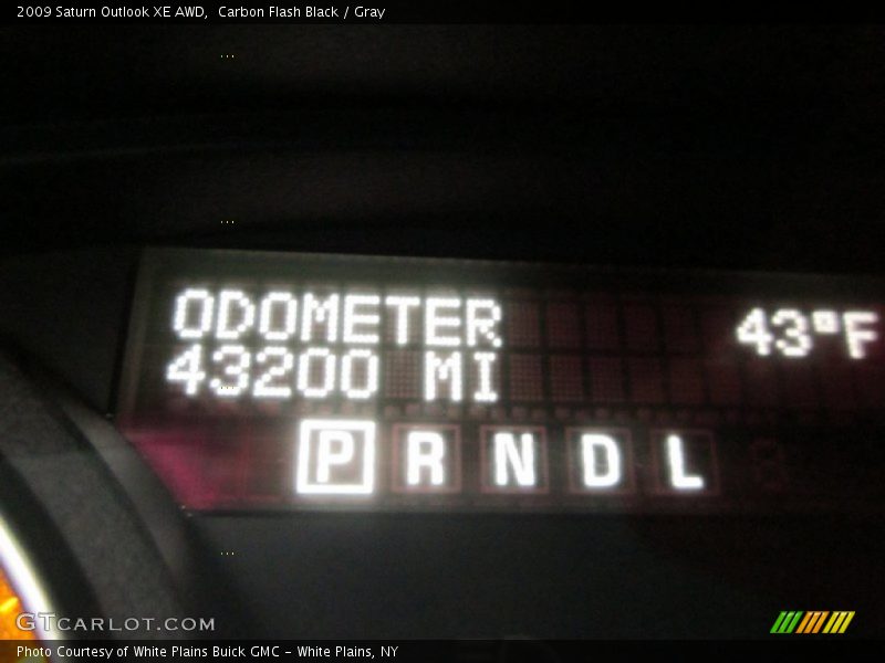 Carbon Flash Black / Gray 2009 Saturn Outlook XE AWD