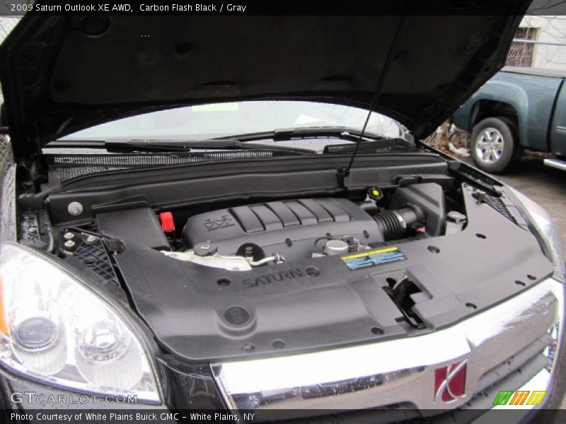 Carbon Flash Black / Gray 2009 Saturn Outlook XE AWD