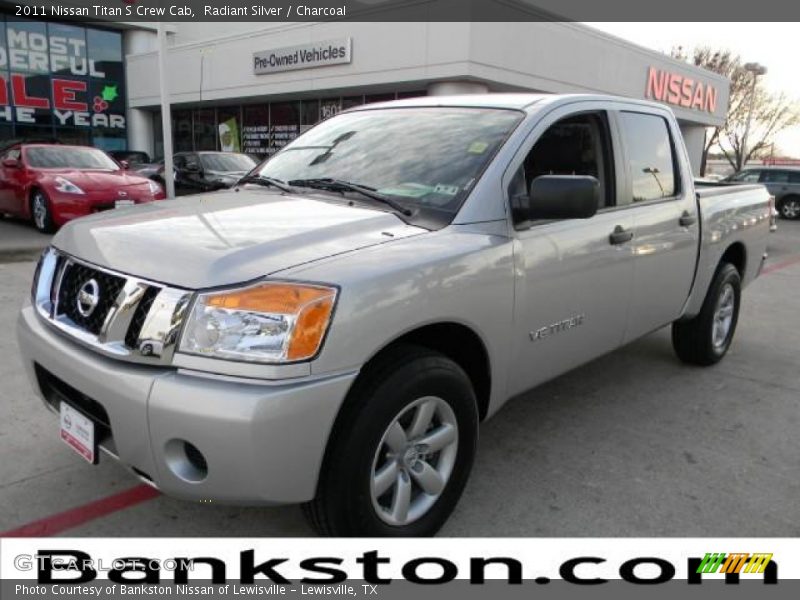 Radiant Silver / Charcoal 2011 Nissan Titan S Crew Cab