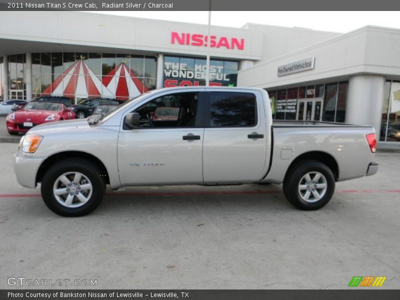 Radiant Silver / Charcoal 2011 Nissan Titan S Crew Cab