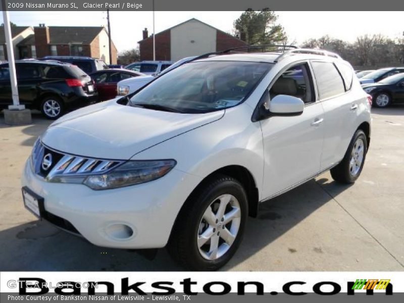Glacier Pearl / Beige 2009 Nissan Murano SL